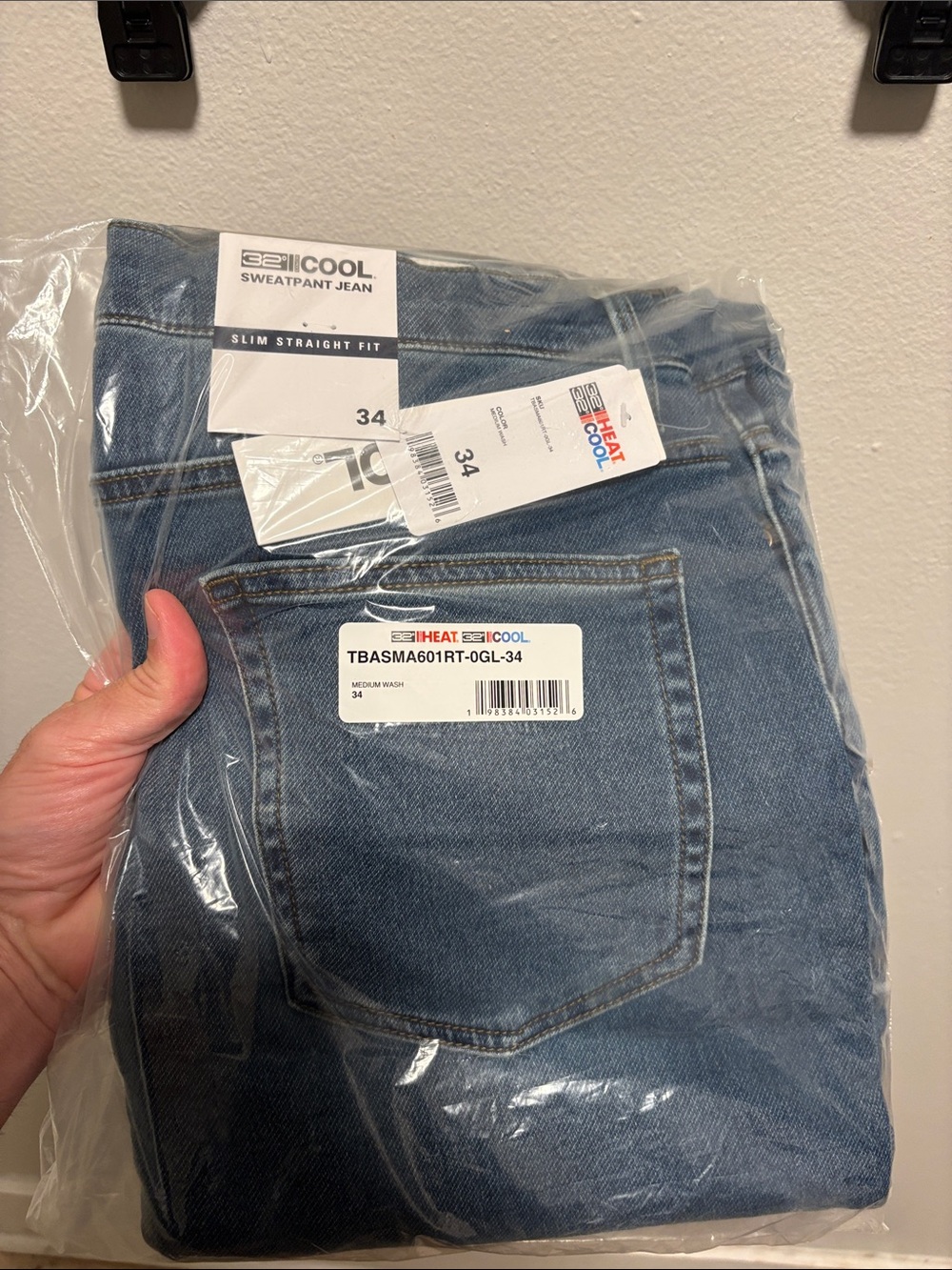32 Degrees “sweat pants” Jeans Slim Straight Blue